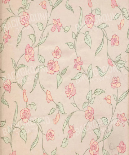 Pink Floral Backdrop for Photography