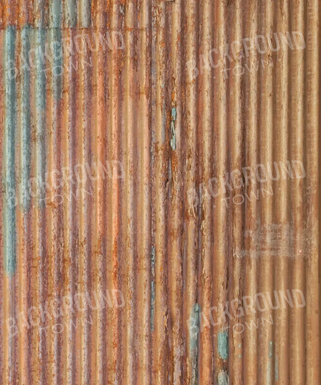 Orange Steel and Metal Backdrop for Photography