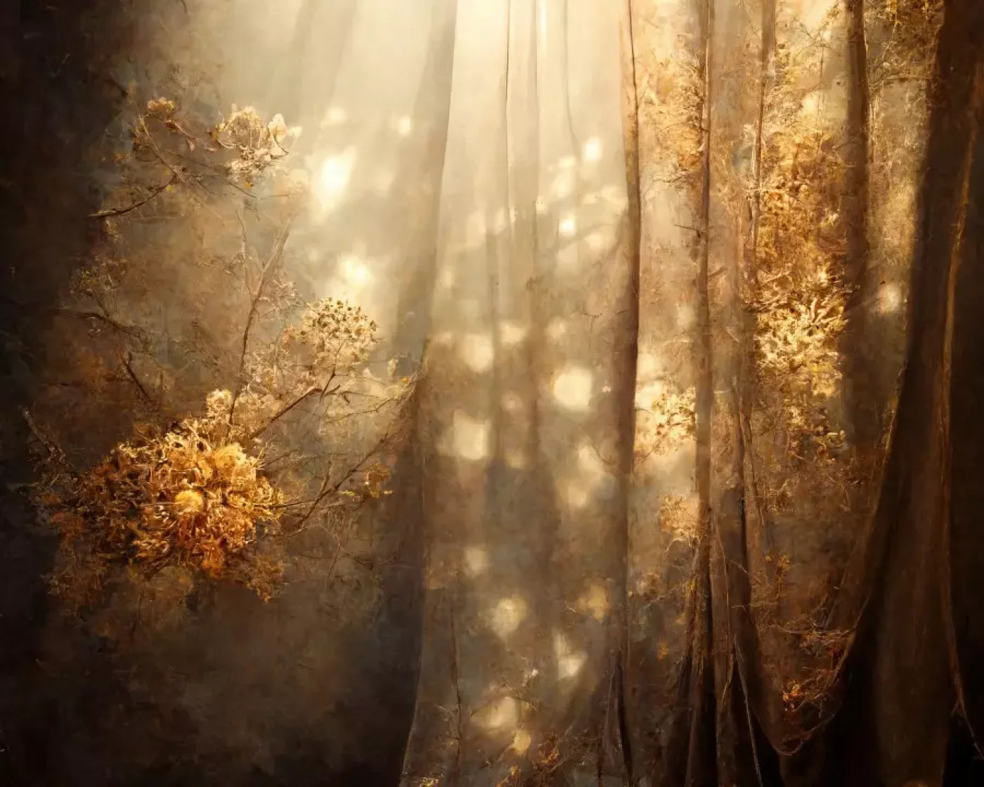 Shimmering Autumn 10’X8’ Fleece (120 X 96 Inch) Backdrop