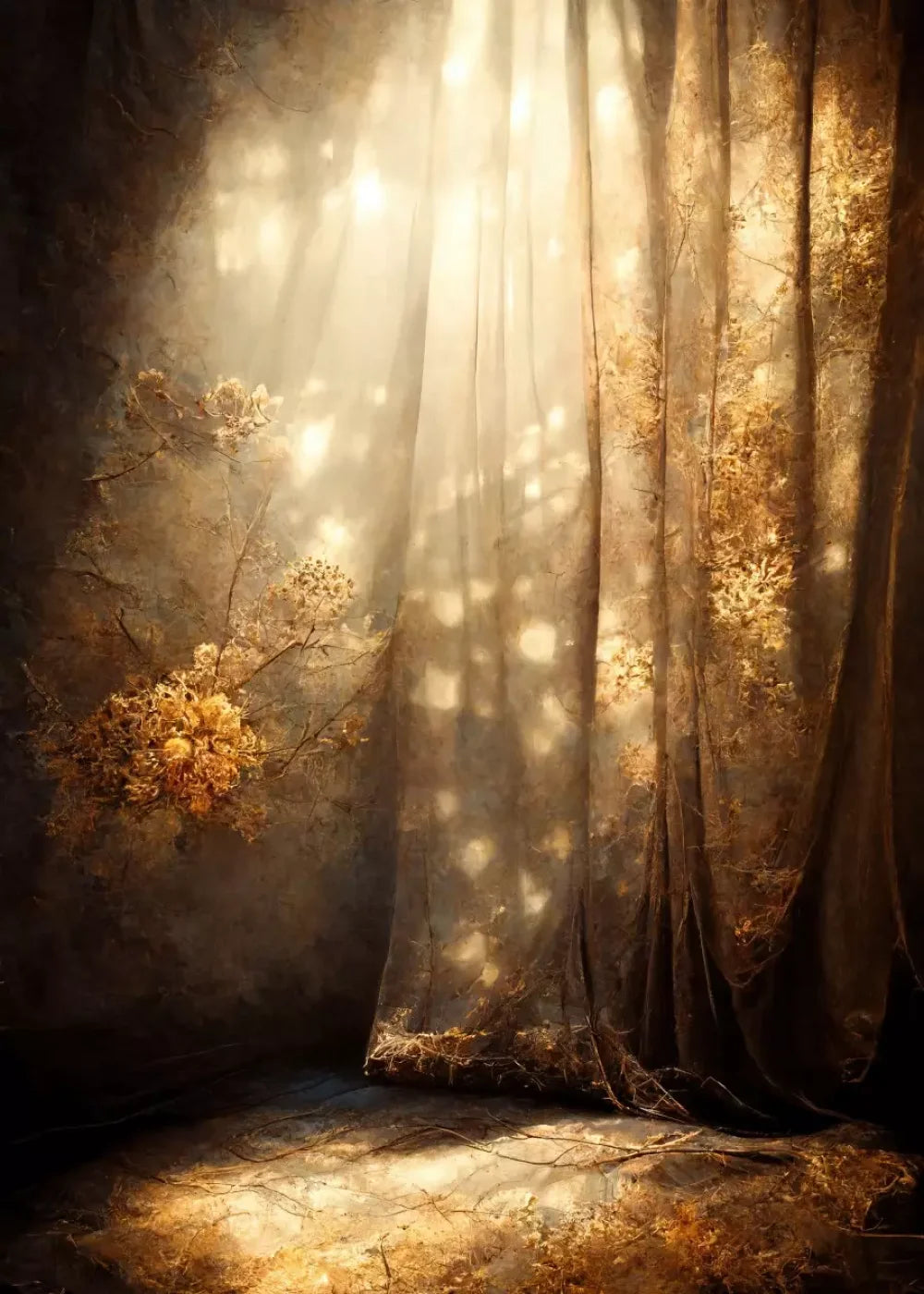 Shimmering Autumn 5’X7’ Ultracloth (60 X 84 Inch) Backdrop