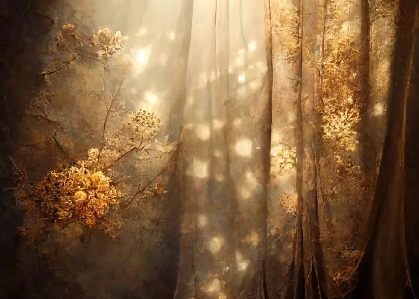 Shimmering Autumn 7’X5’ Ultracloth (84 X 60 Inch) Backdrop