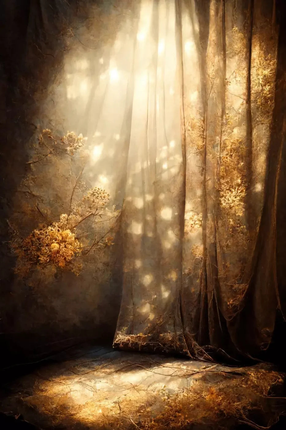 Shimmering Autumn 8’X12’ Ultracloth (96 X 144 Inch) Backdrop