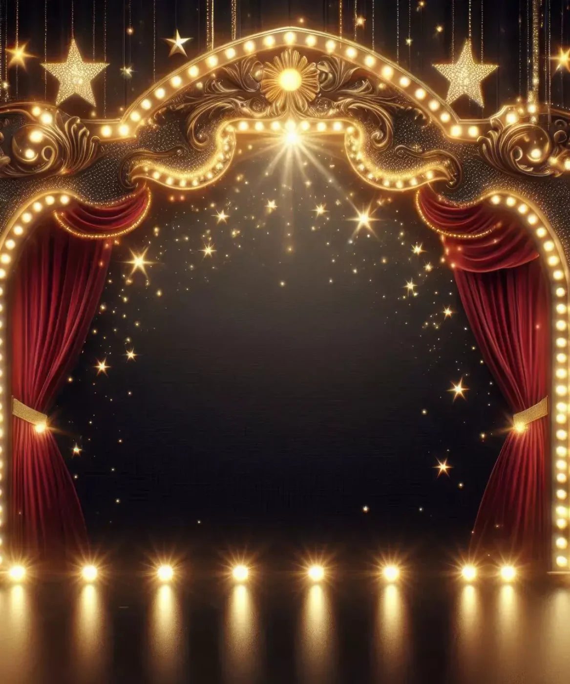 Show Time 10’X12’ Ultracloth (120 X 144 Inch) Backdrop