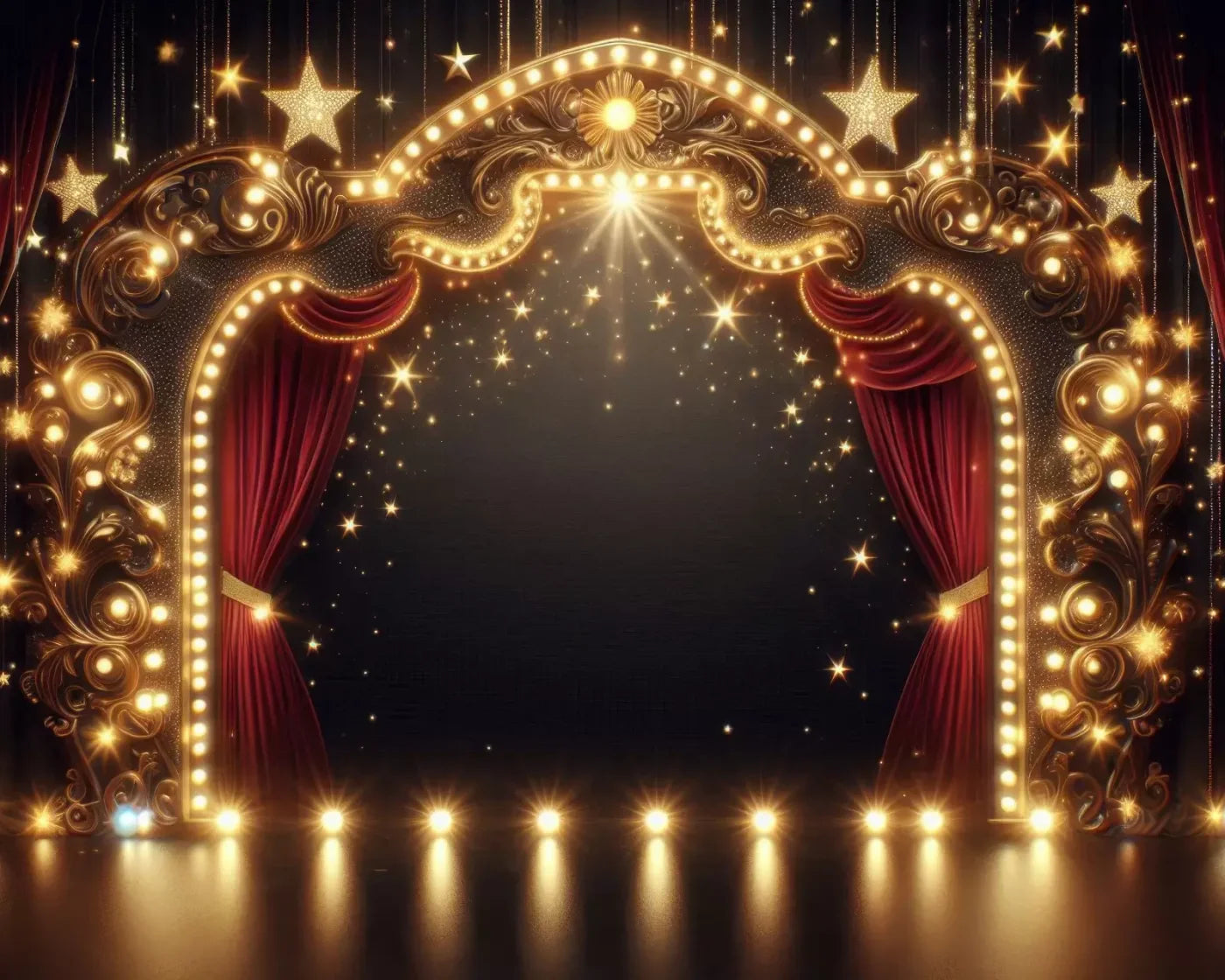 Show Time 10’X8’ Fleece (120 X 96 Inch) Backdrop