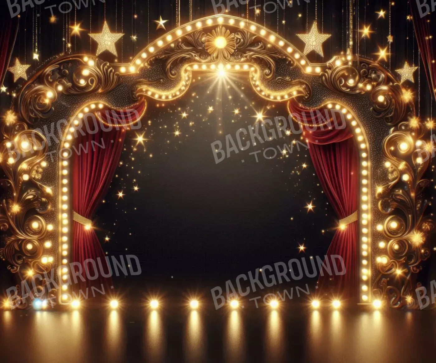 Show Time 12’X10’ Ultracloth (144 X 120 Inch) Backdrop