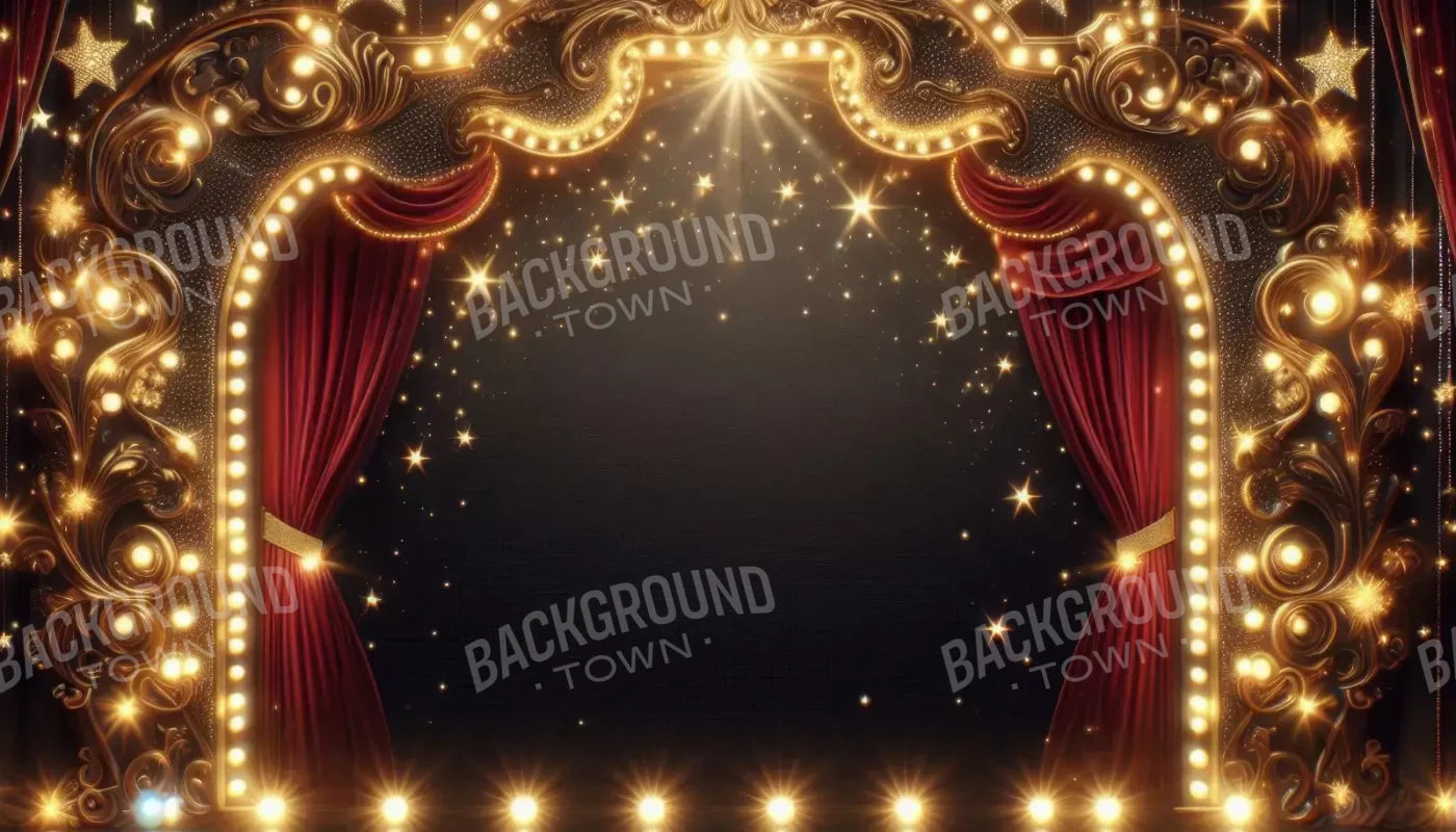 Show Time 14’X8’ Ultracloth (168 X 96 Inch) Backdrop