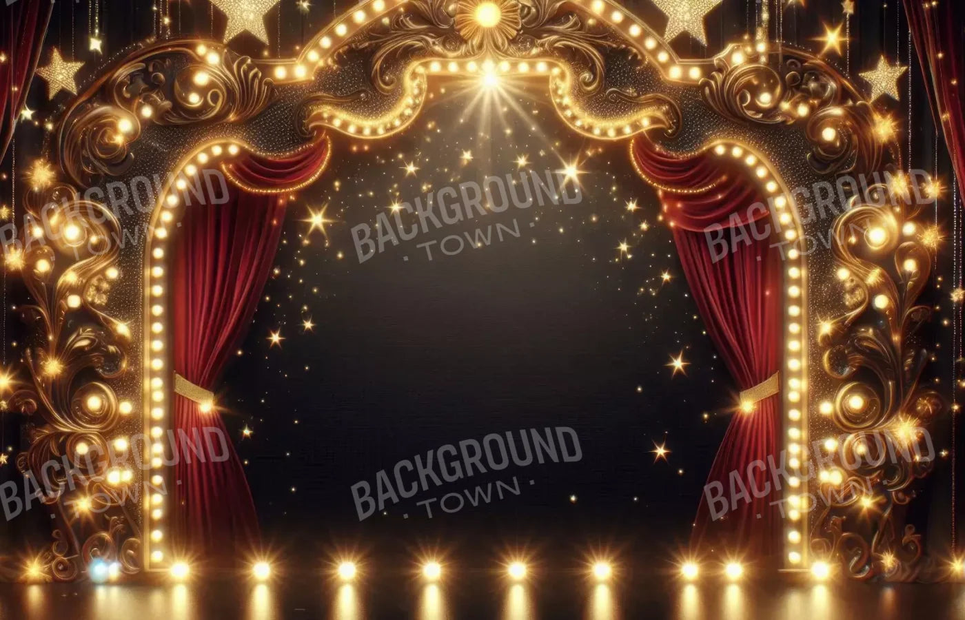 Show Time 14’X9’ Ultracloth (168 X 108 Inch) Backdrop