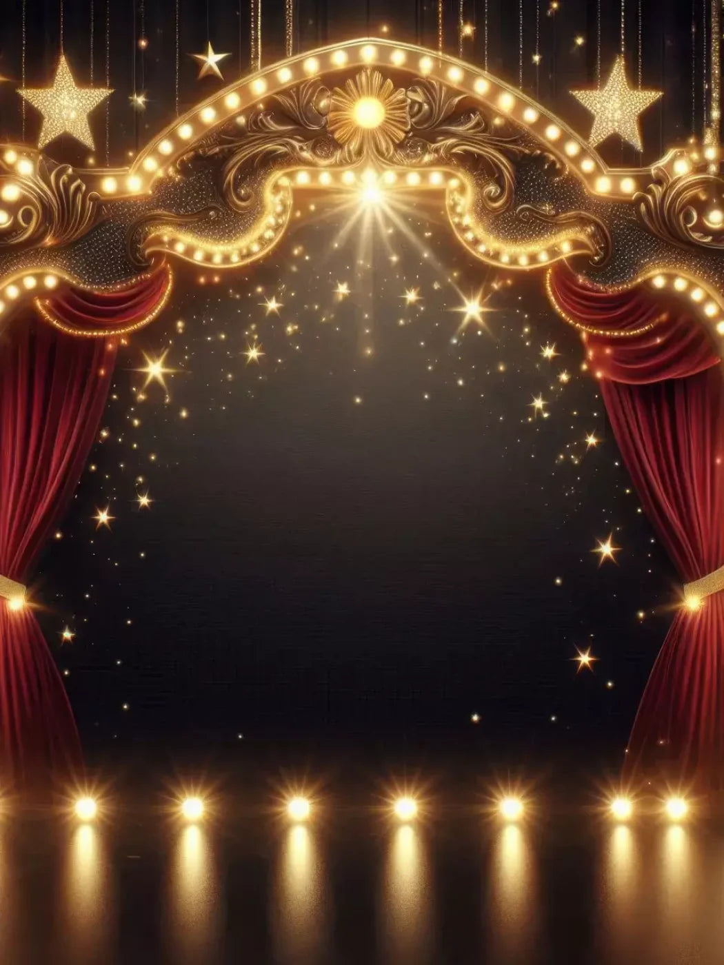 Show Time 6’X8’ Fleece (72 X 96 Inch) Backdrop
