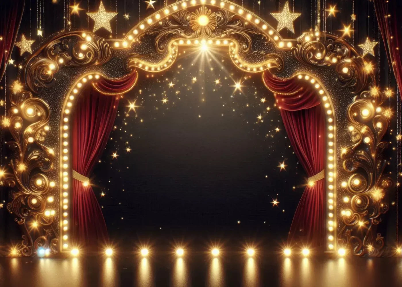 Show Time 7’X5’ Ultracloth (84 X 60 Inch) Backdrop