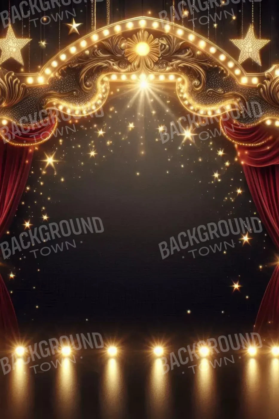 Show Time 8’X12’ Ultracloth (96 X 144 Inch) Backdrop