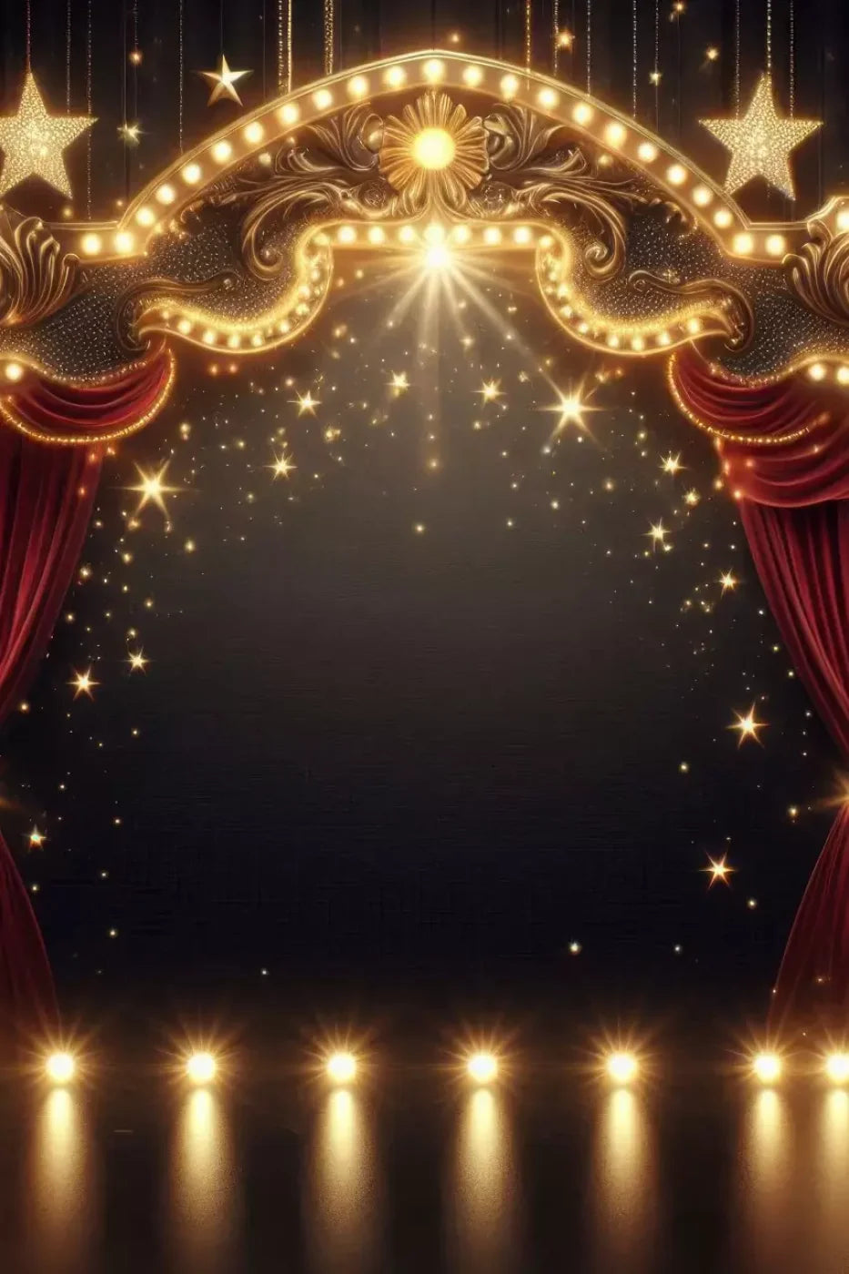 Show Time 8’X12’ Ultracloth (96 X 144 Inch) Backdrop
