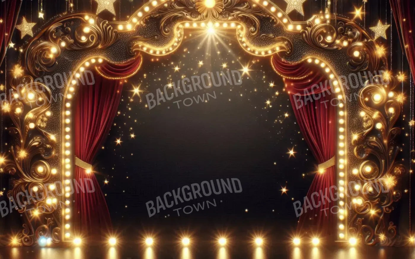 Show Time 8’X5’ Ultracloth (96 X 60 Inch) Backdrop