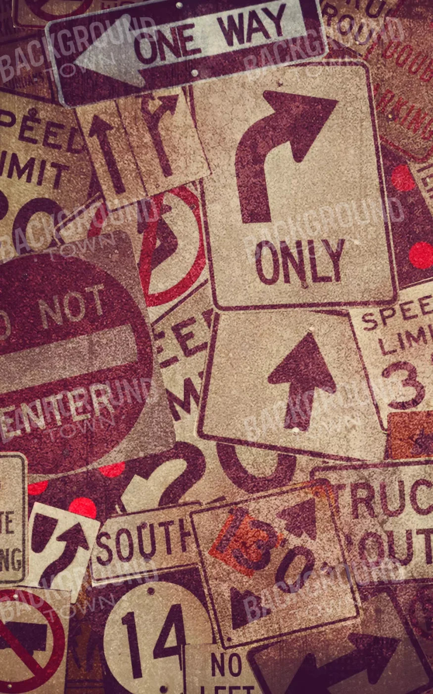 Signs 9X14 Ultracloth ( 108 X 168 Inch ) Backdrop