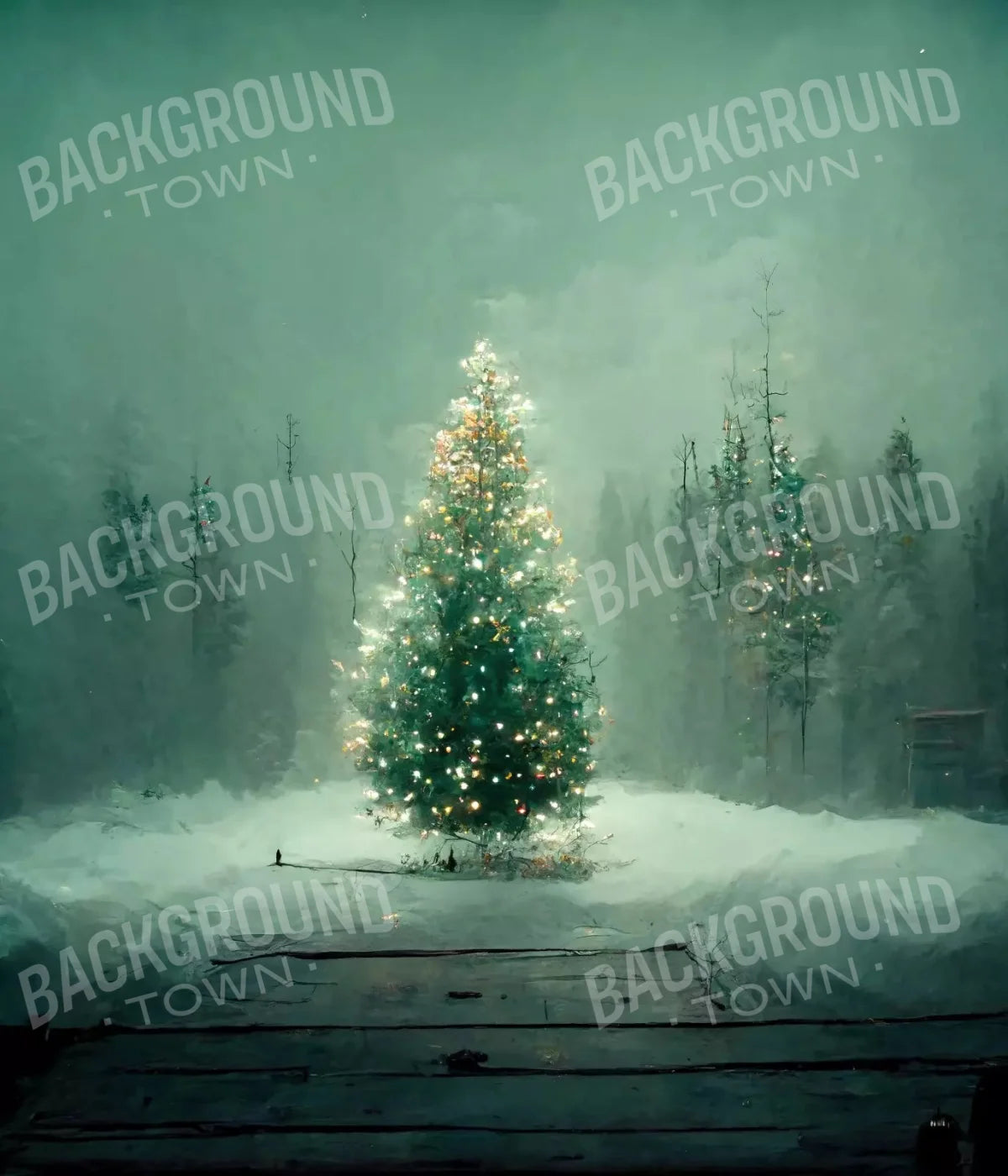 Silent Night 10X12 Ultracloth ( 120 X 144 Inch ) Backdrop