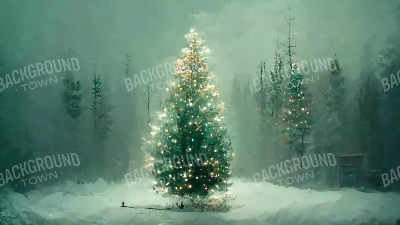 Silent Night 14X8 Ultracloth ( 168 X 96 Inch ) Backdrop