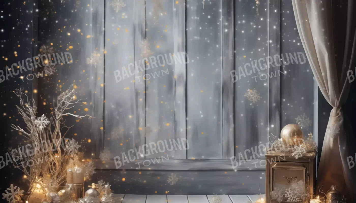 Silver And Gold Studio 2 14X8 Ultracloth ( 168 X 96 Inch ) Backdrop
