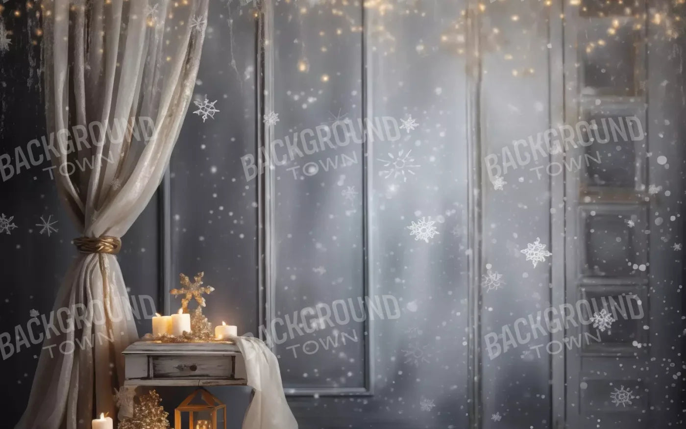 Silver And Gold Studio 4 8X5 Ultracloth ( 96 X 60 Inch ) Backdrop