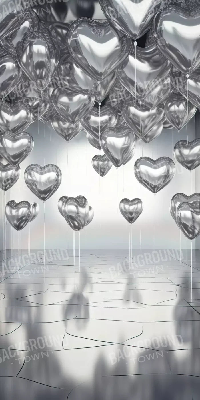 Silver Heart Elegance Ii 10’X20’ Ultracloth (120 X 240 Inch) Backdrop