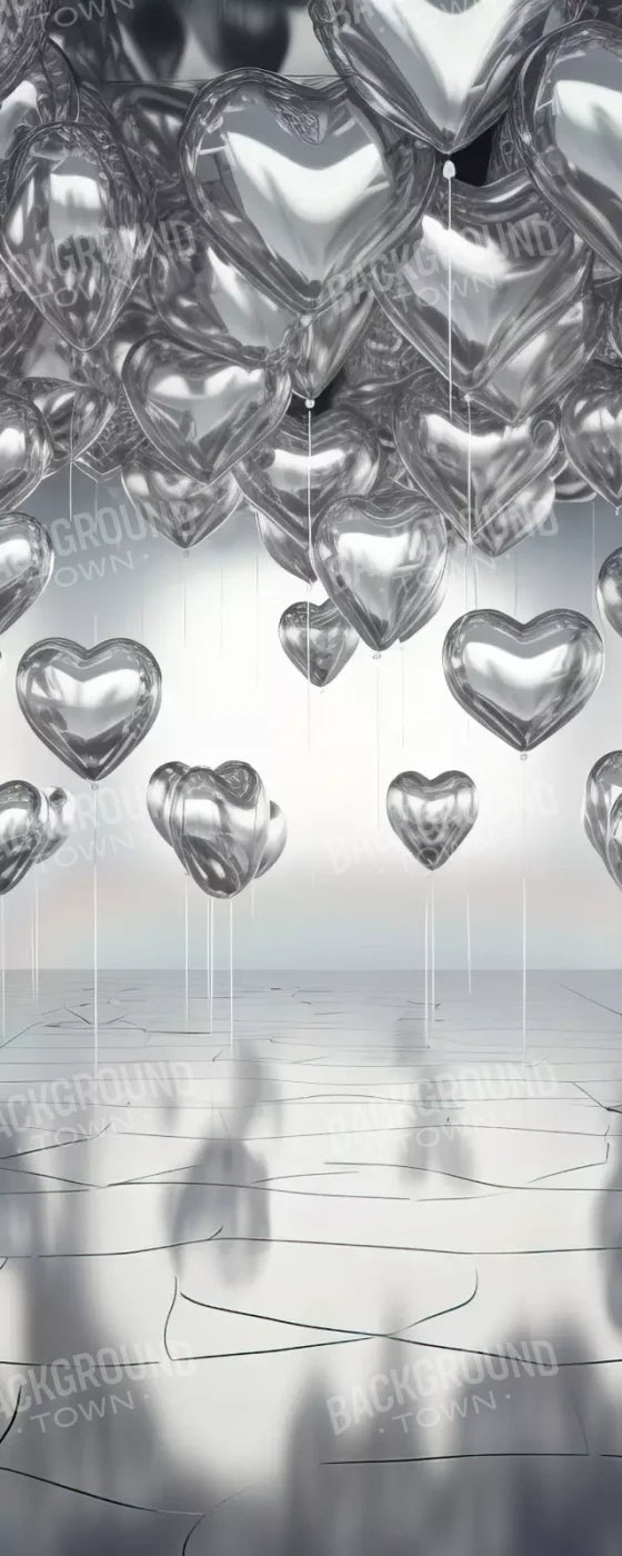 Silver Heart Elegance Ii 8’X20’ Ultracloth (96 X 240 Inch) Backdrop