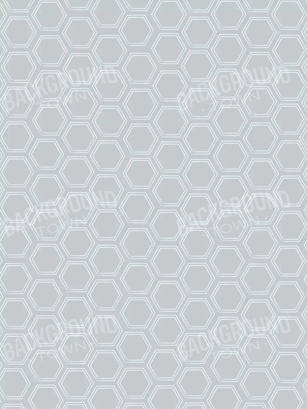 Silver Hex 5X7 Ultracloth ( 60 X 84 Inch ) Backdrop