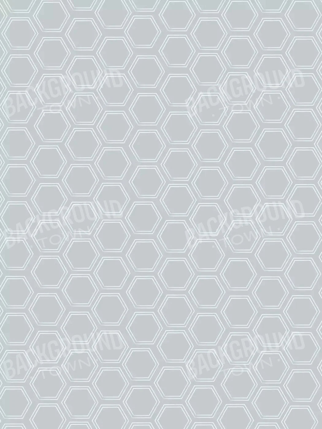 Silver Hex 5X7 Ultracloth ( 60 X 84 Inch ) Backdrop
