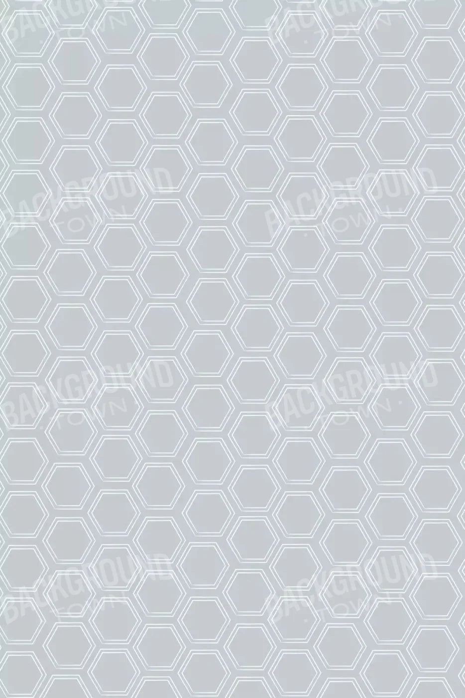 Silver Hex 5X8 Ultracloth ( 60 X 96 Inch ) Backdrop