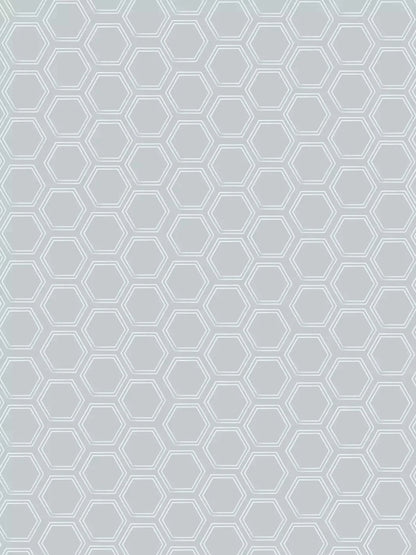 Silver Hex 8X10 Fleece ( 96 X 120 Inch ) Backdrop