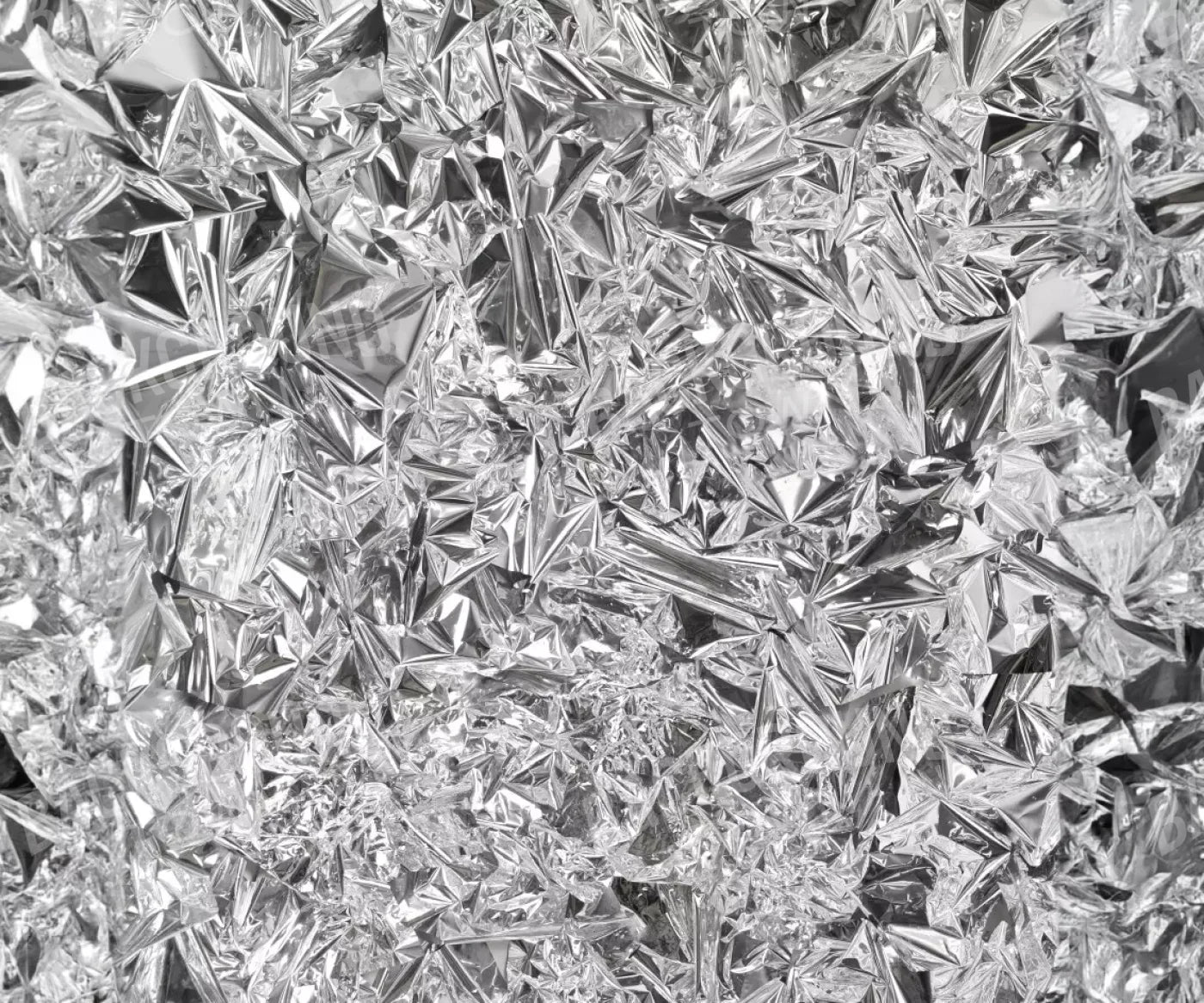 Silver Mylar 12’X10’ Ultracloth (144 X 120 Inch) Backdrop