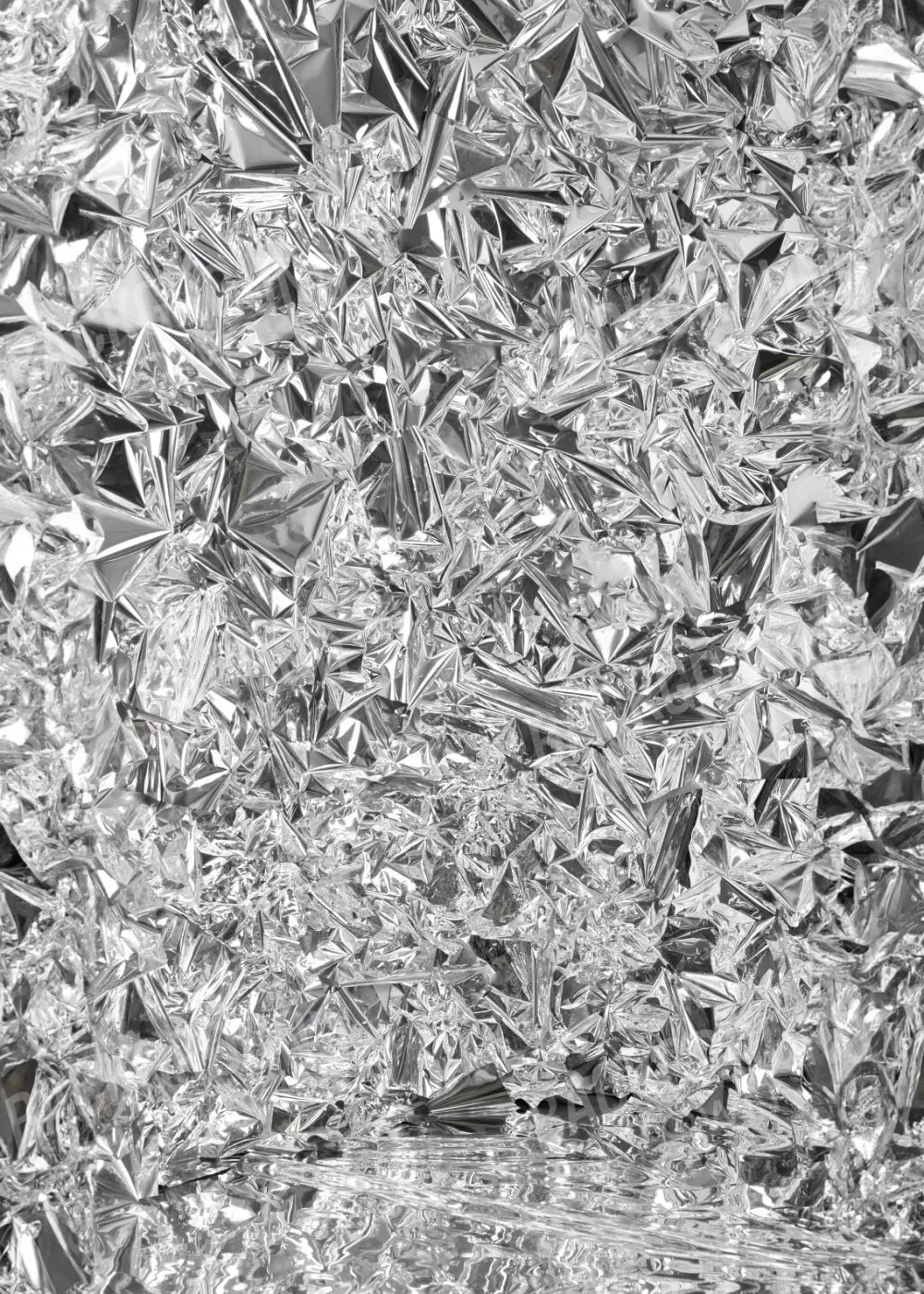 Silver Mylar 5’X7’ Ultracloth (60 X 84 Inch) Backdrop