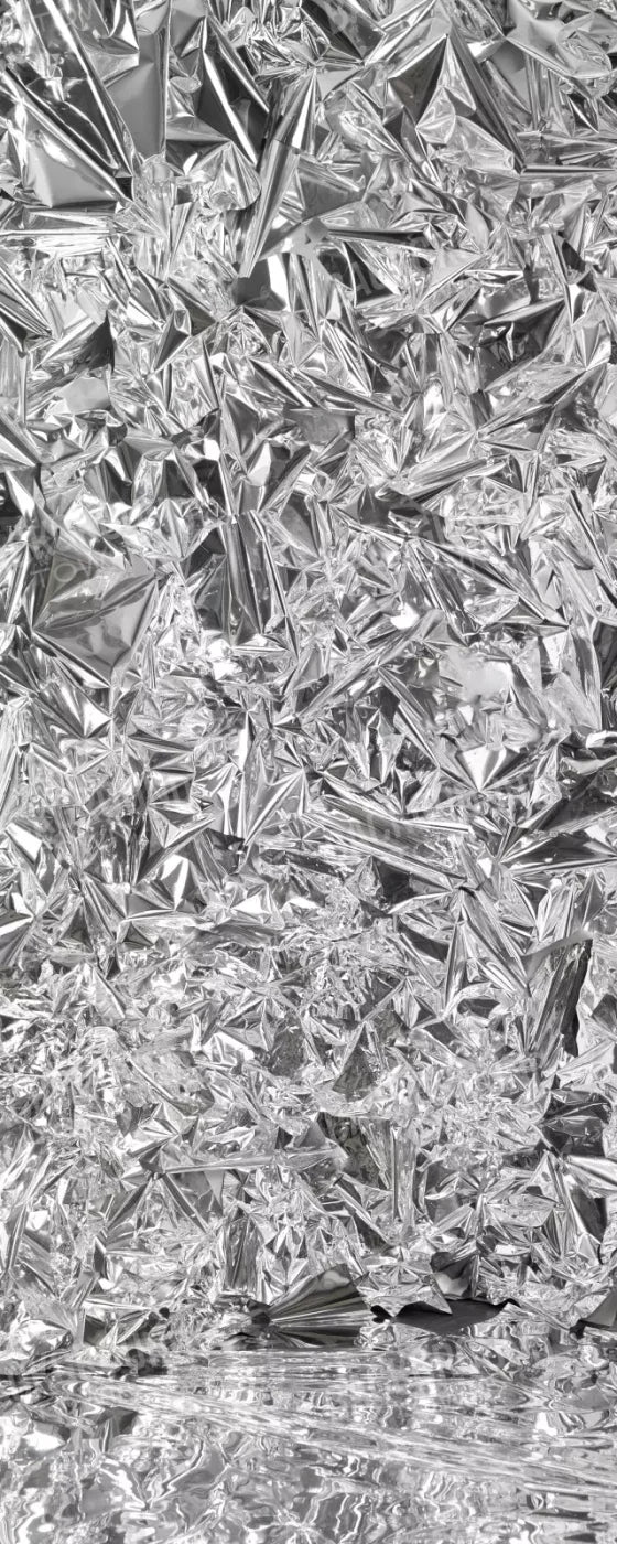 Silver Mylar 8’X20’ Ultracloth (96 X 240 Inch) Backdrop