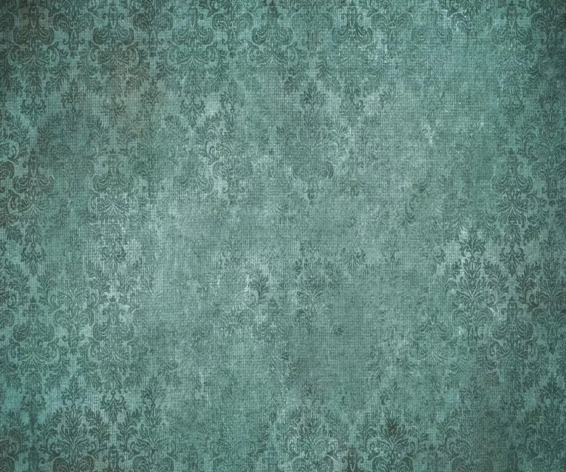 Silver Sage Damask 5X42 Fleece ( 60 X 50 Inch ) Backdrop