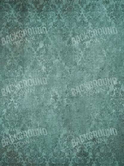Silver Sage Damask 5X68 Fleece ( 60 X 80 Inch ) Backdrop