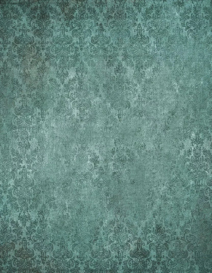 Silver Sage Damask 6X8 Fleece ( 72 X 96 Inch ) Backdrop