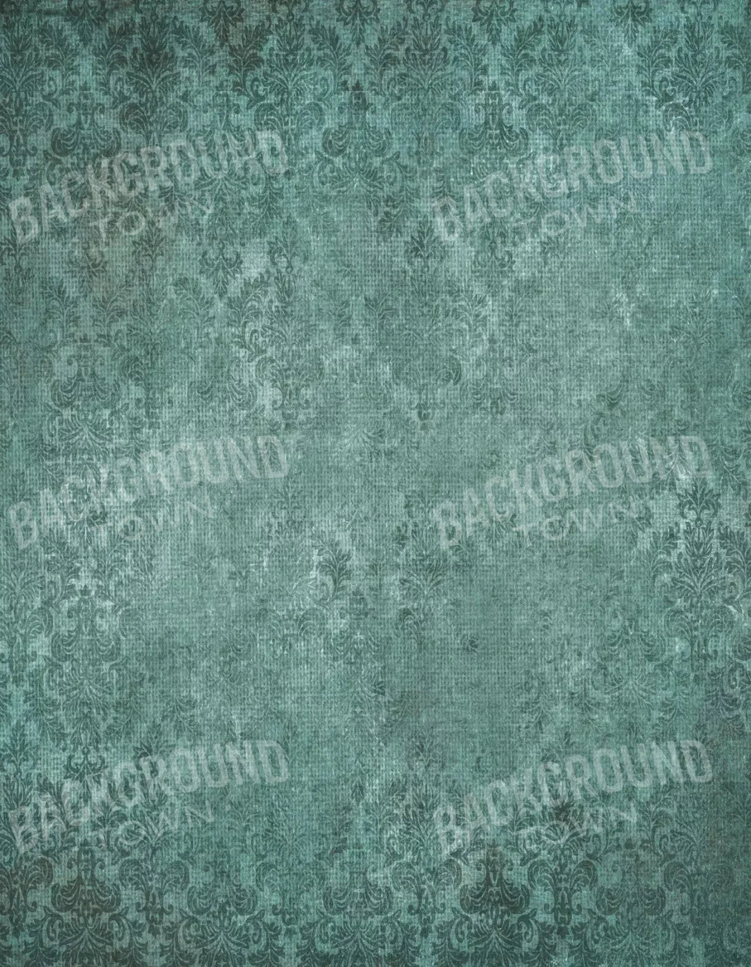 Silver Sage Damask 6X8 Fleece ( 72 X 96 Inch ) Backdrop