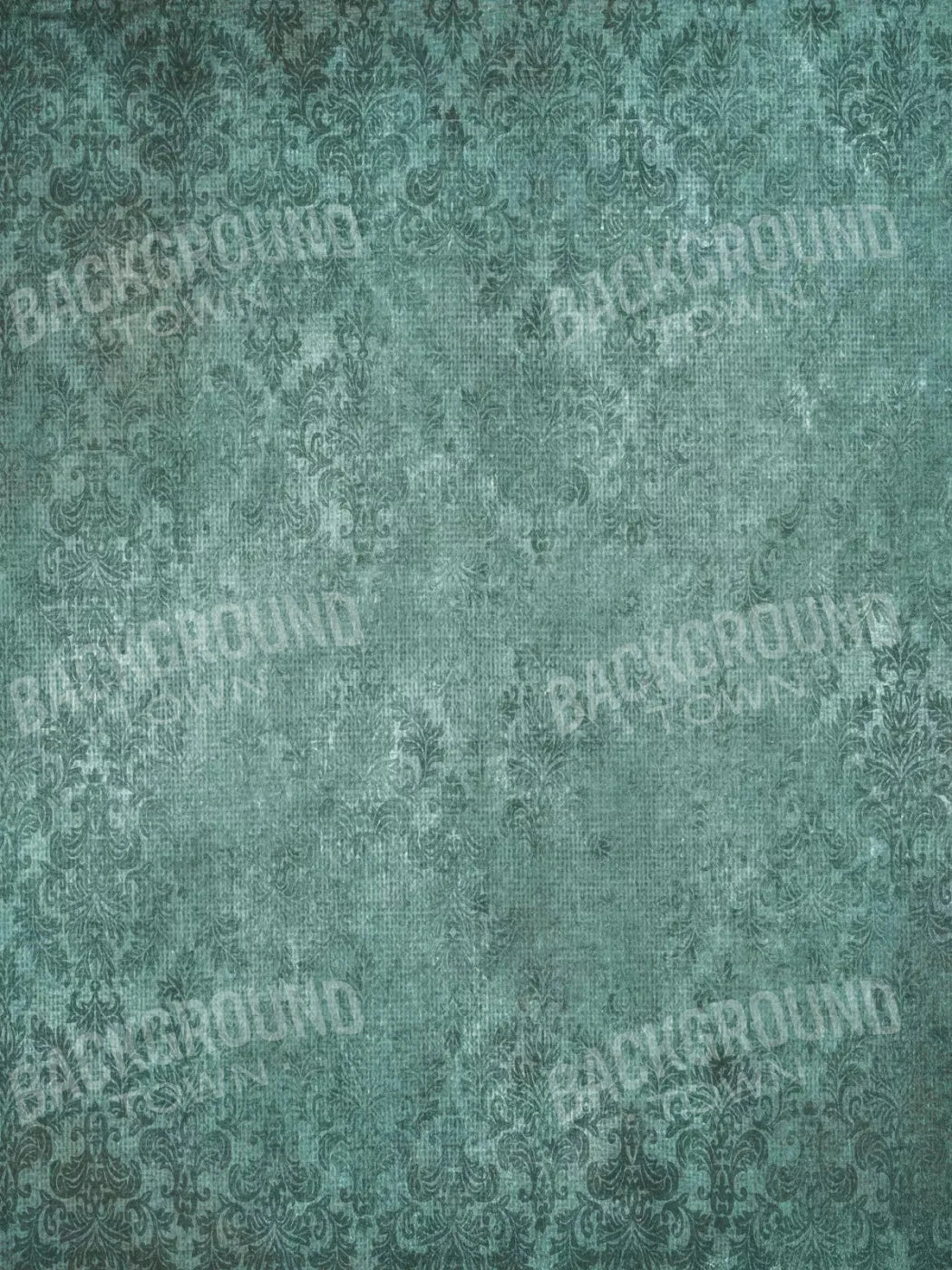 Silver Sage Damask 8X10 Fleece ( 96 X 120 Inch ) Backdrop