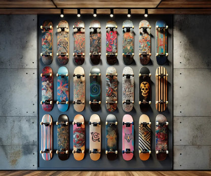 Skate Board Display Backdrop