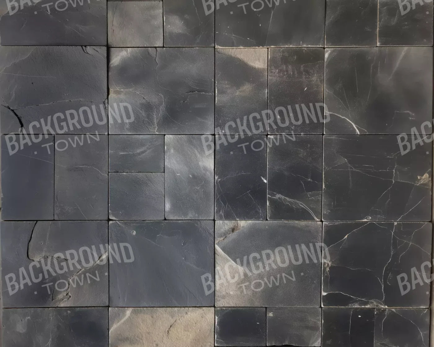 Slate Tile 10’X8’ Rubbermat Floor (120 X 96 Inch) Backdrop