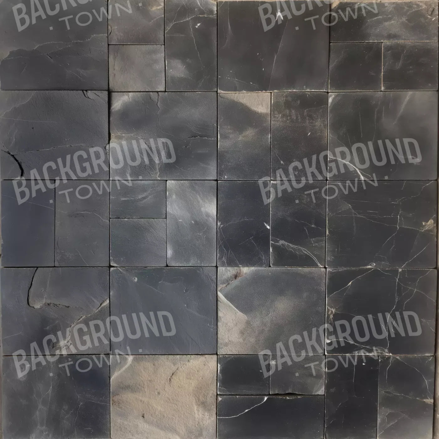 Slate Tile 5’X5’ Rubbermat Floor (60 X Inch) Backdrop