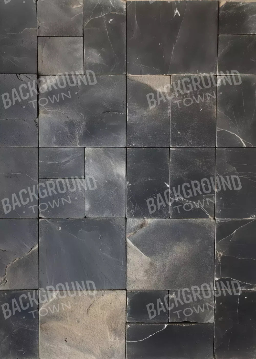 Slate Tile 5’X7’ Rubbermat Floor (60 X 84 Inch) Backdrop