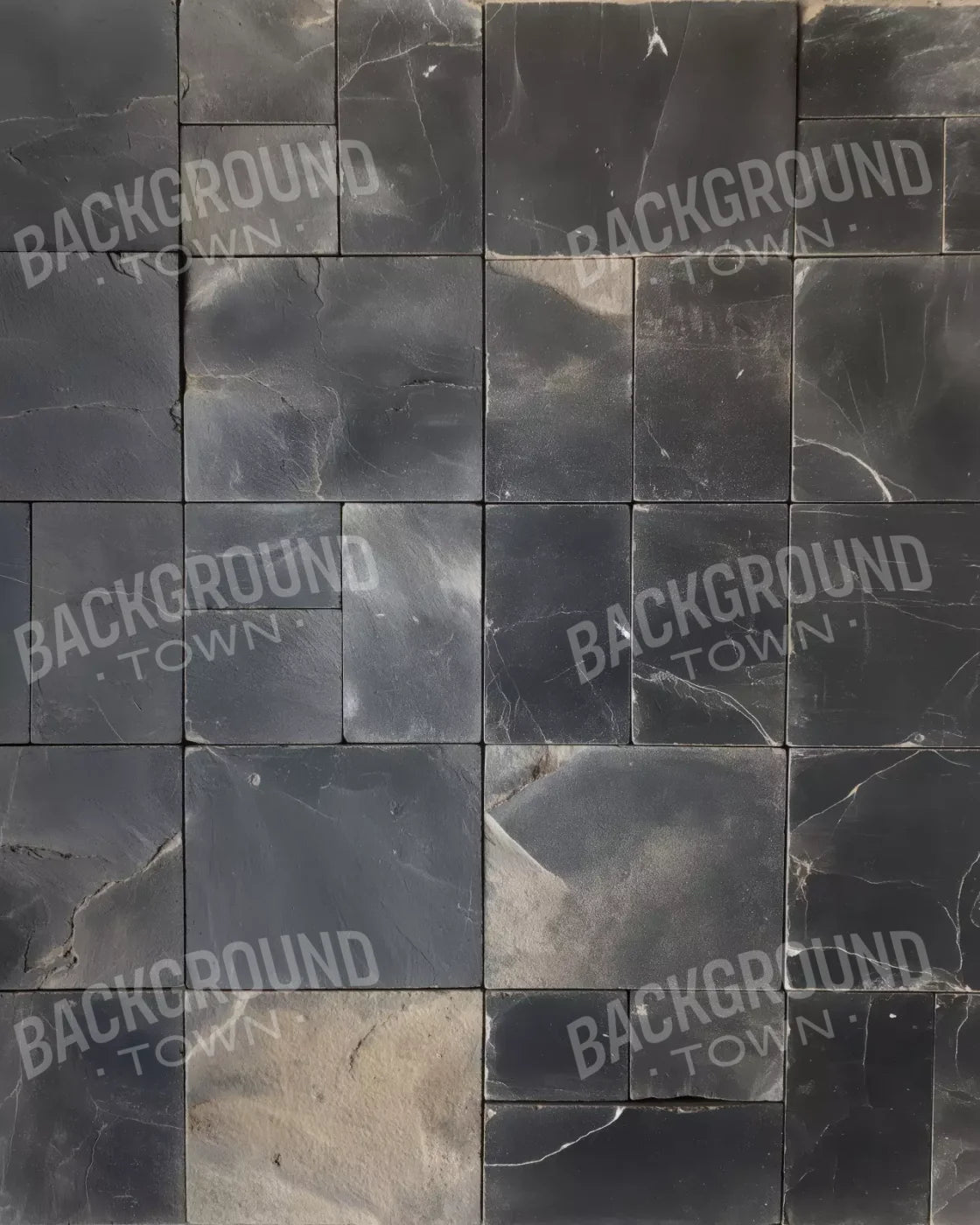 Slate Tile 8’X10’ Rubbermat Floor (96 X 120 Inch) Backdrop