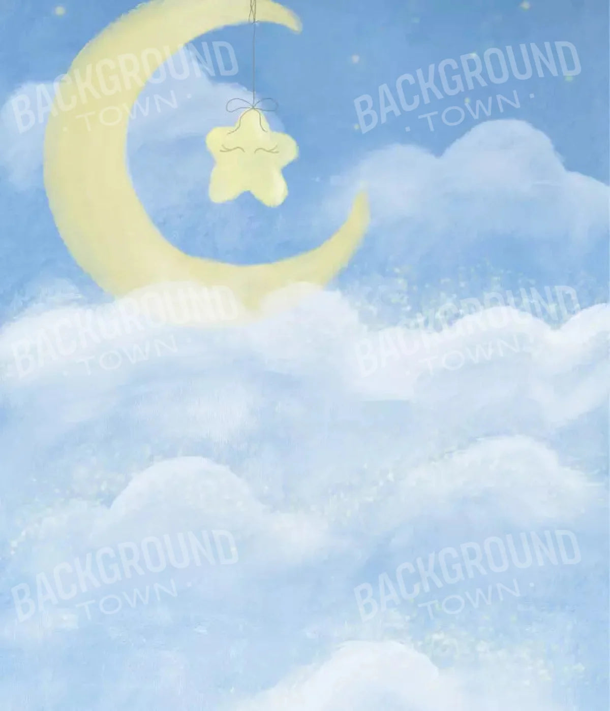 Sleep Tight Blue 10X12 Ultracloth ( 120 X 144 Inch ) Backdrop
