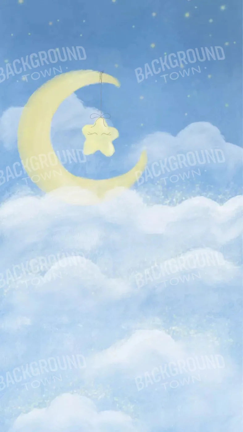 Sleep Tight Blue 8X14 Ultracloth ( 96 X 168 Inch ) Backdrop