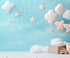 Clouds and stars sleepy time for babies set design Backdrop for Photography