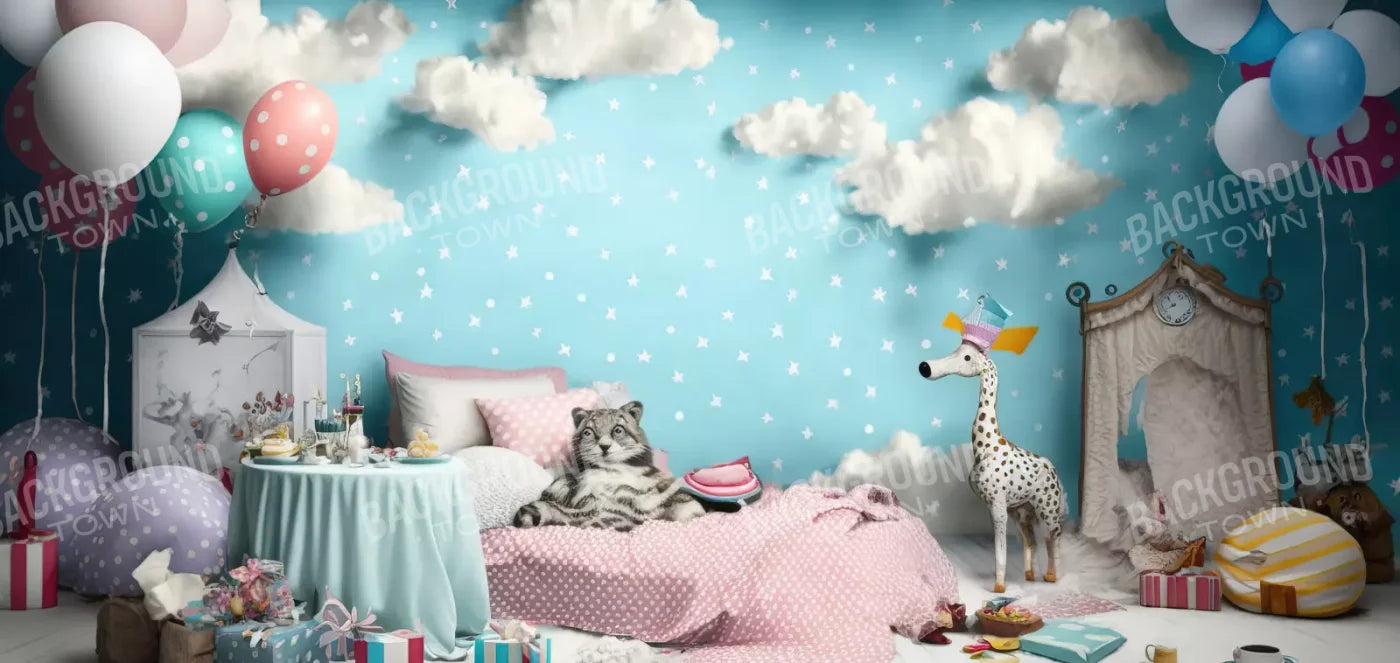 Slumber Party 16’X8’ Ultracloth (192 X 96 Inch) Backdrop