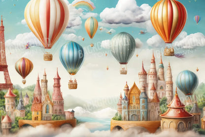 Small World 12’x8’ UltraCloth (144 x 96 inch) Backdrop