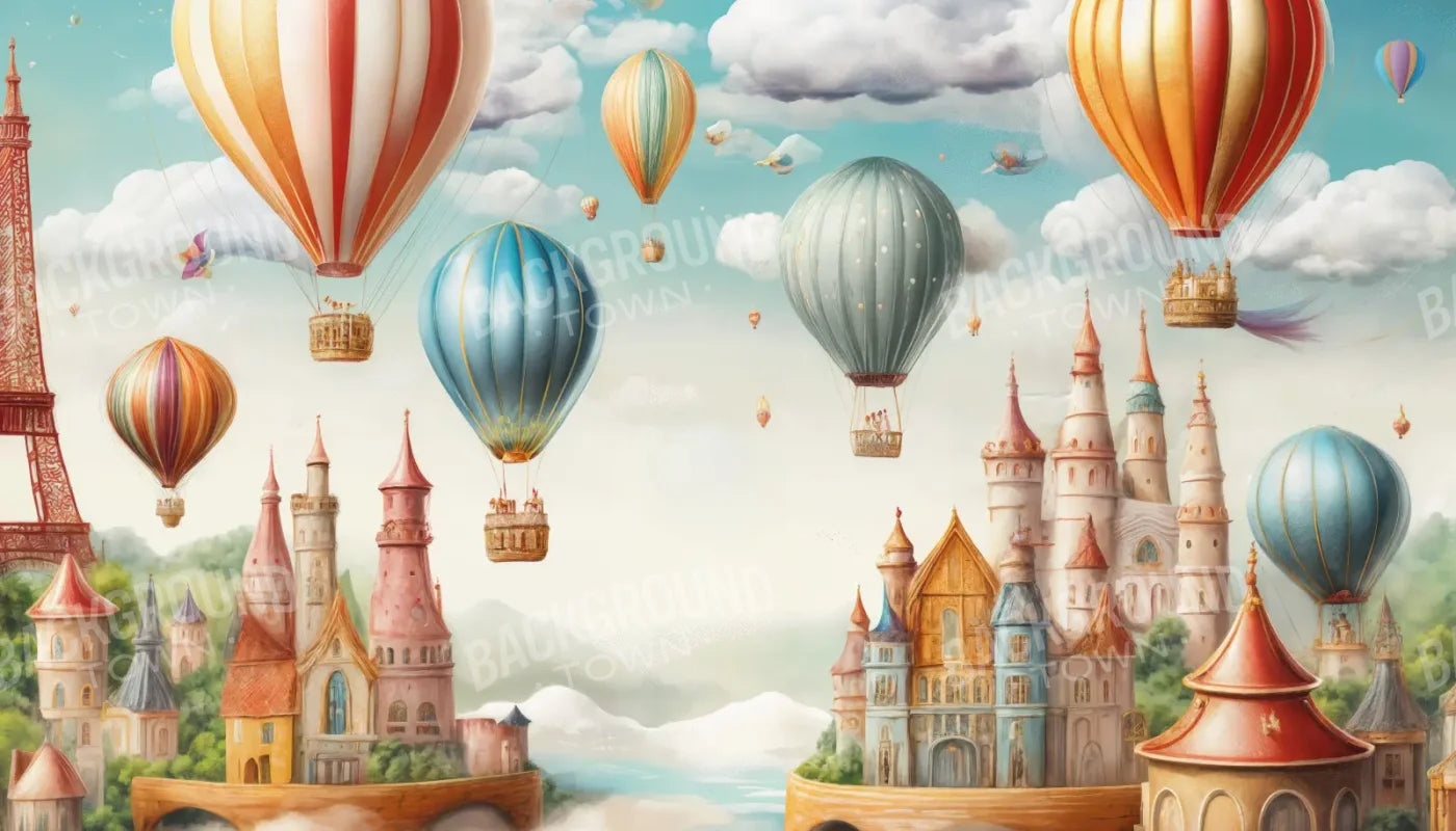 Small World 14’x8’ UltraCloth (168 x 96 inch) Backdrop