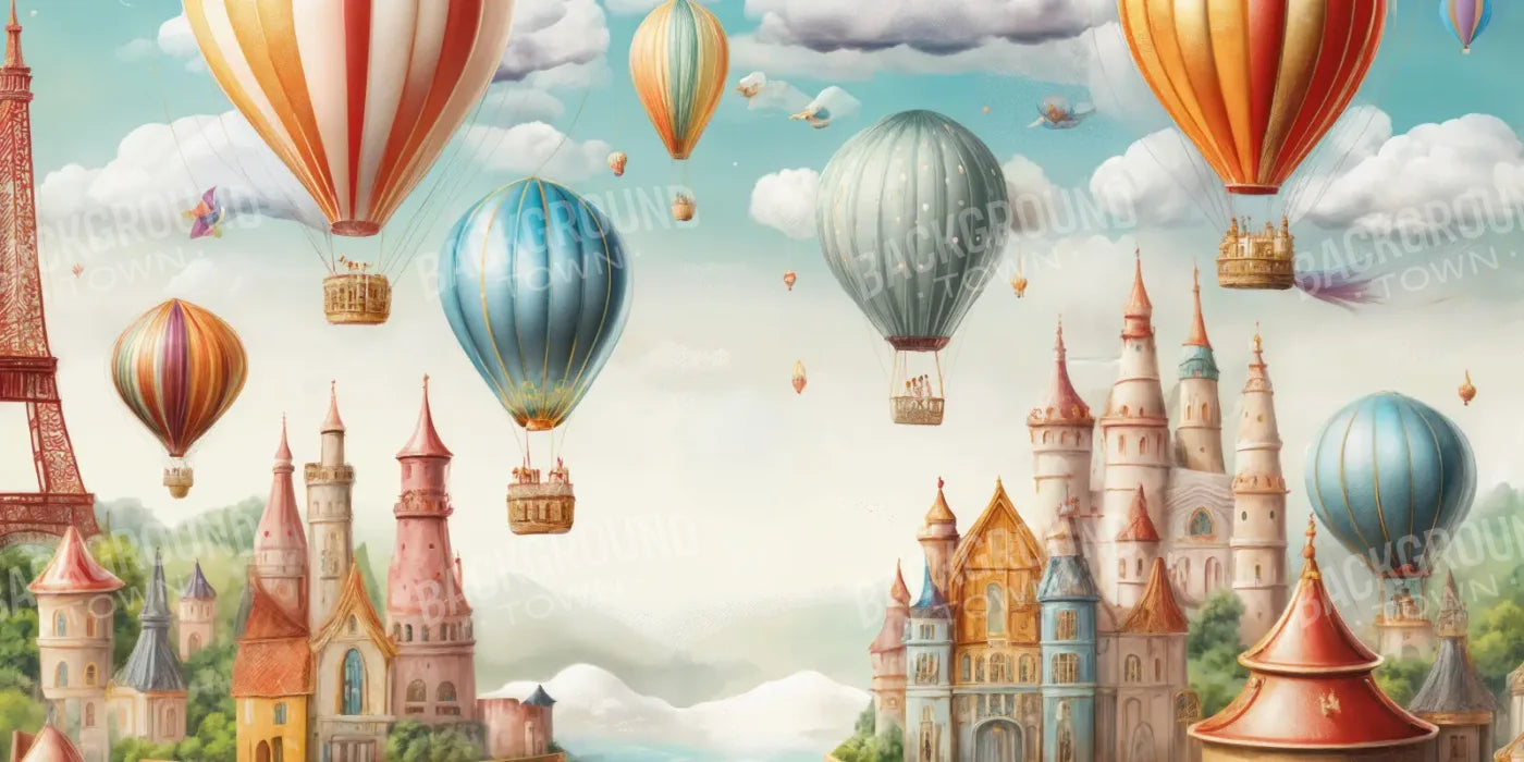 Small World 16’x8’ UltraCloth (192 x 96 inch) Backdrop