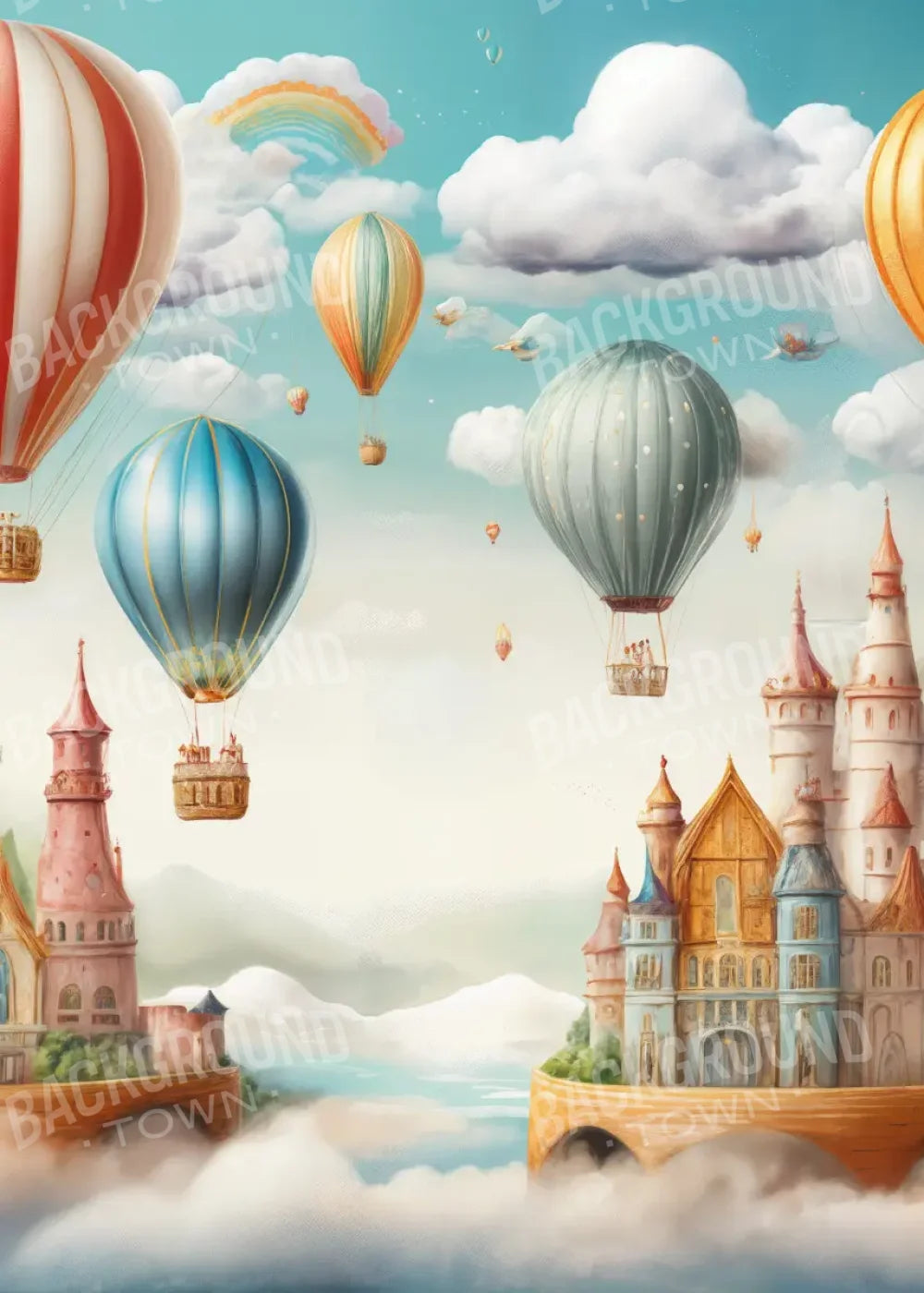 Small World 5’x7’ UltraCloth (60 x 84 inch) Backdrop