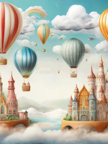 Small World 6’x8’ Fleece (72 x 96 inch) Backdrop