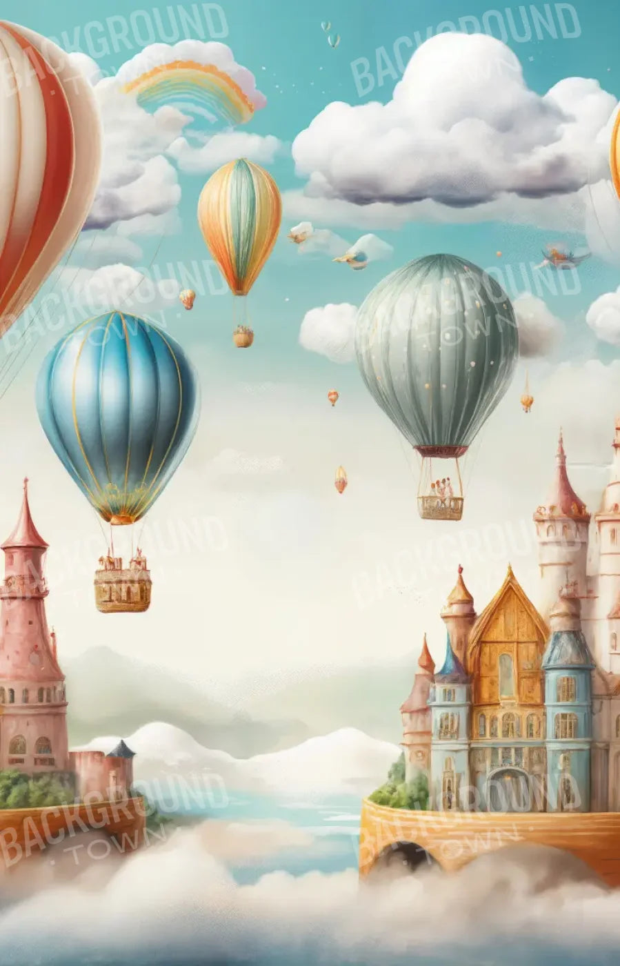 Small World 9’x14’ UltraCloth (108 x 168 inch) Backdrop